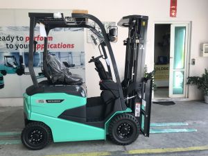 Xe nâng điện Mitsubishi 1.5 tấn ngồi lái | New Model:FB15CB - Nhập khẩu