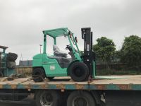 Bàn giao xe nâng 3 tấn Mitsubishi Grendia - Nhập khẩu Nhật Bản tại Hà Nội
