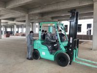 Bàn giao xe nâng dầu Mitsubishi 2,5 tấn tại Thanh Hóa