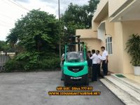 Bàn giao xe nâng Mitsubishi 3.5 tấn chạy dầu-Grendia tại Nghệ An