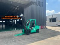 Bàn giao xe nâng dầu Mitsubishi 3.5 tấn dùng cho nhà máy nhôm tại Điện Biên