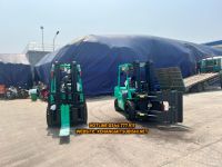 Bàn giao xe nâng dầu 3,5 tấn Mitsubishi Grendia tại Ninh Bình