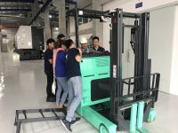 Hướng dẫn vận hành xe nâng điện đứng lái Mitsubishi Nhật Bản Chính Hãng