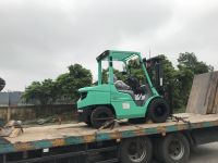 Bàn giao xe nâng dầu Mitsubishi 3.0 tấn tại nhà máy khách hàng