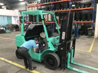 (Góc Siêu Phẩm - Hàng Hiếm) Xe nâng dầu 2,5 tấn Mitsubishi đã qua sử dụng